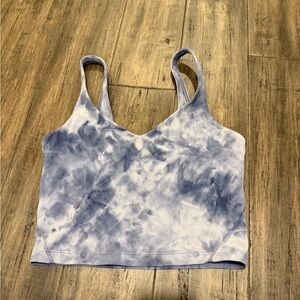 Lululemon Align Tank Top Purple Tie Dye Size 4
